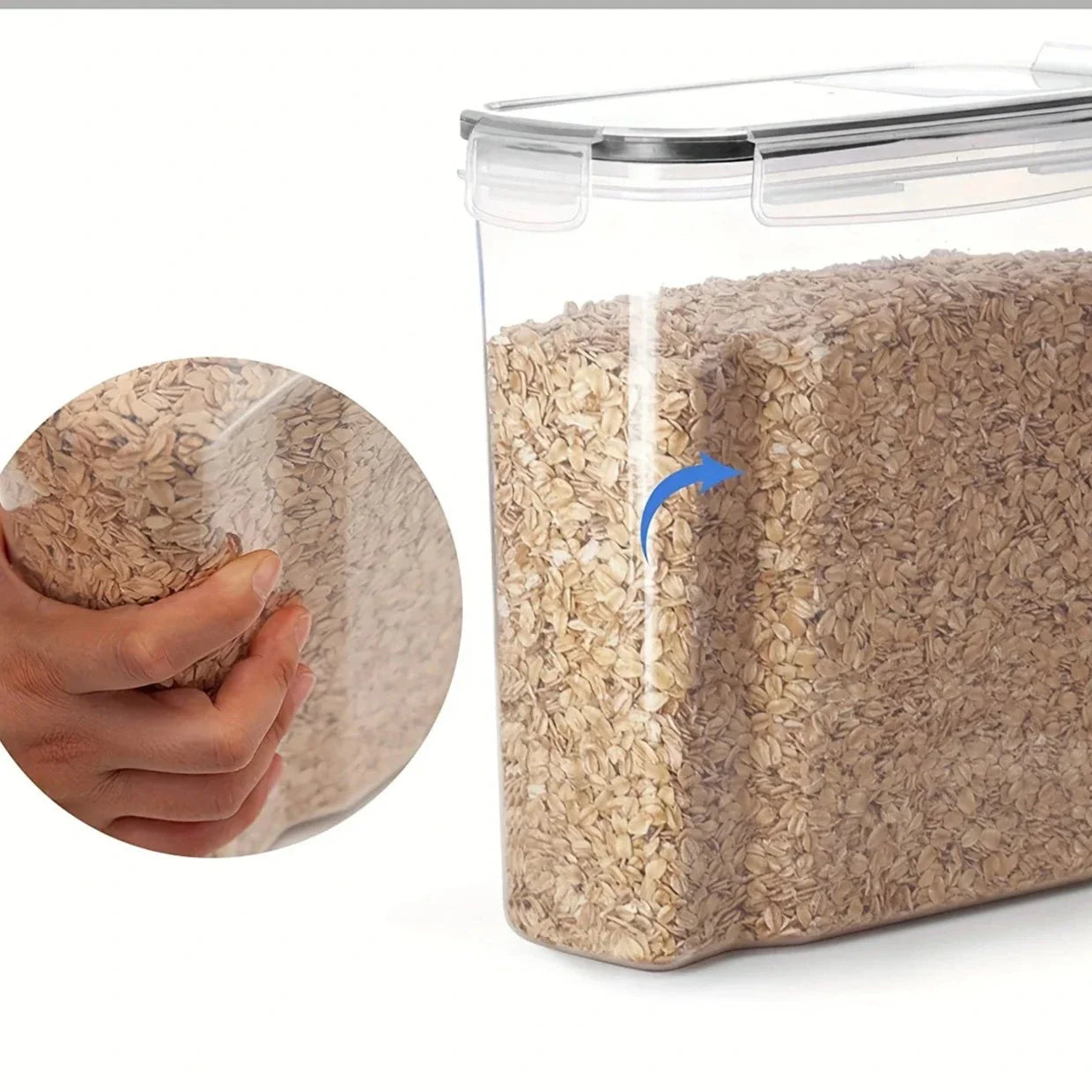 Conjunto De Potes Herméticos de Plástico 2.5L Conjunto De Potes Herméticos de Plástico 2.5L LightHousi