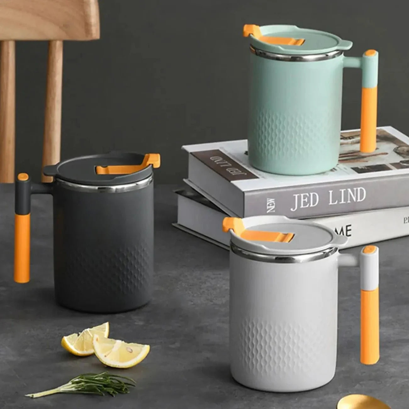 Copo Térmico Dupla Camada De Inox Com Alça Copo Termico Dupla Camada De Inox Com Alça LightHousi