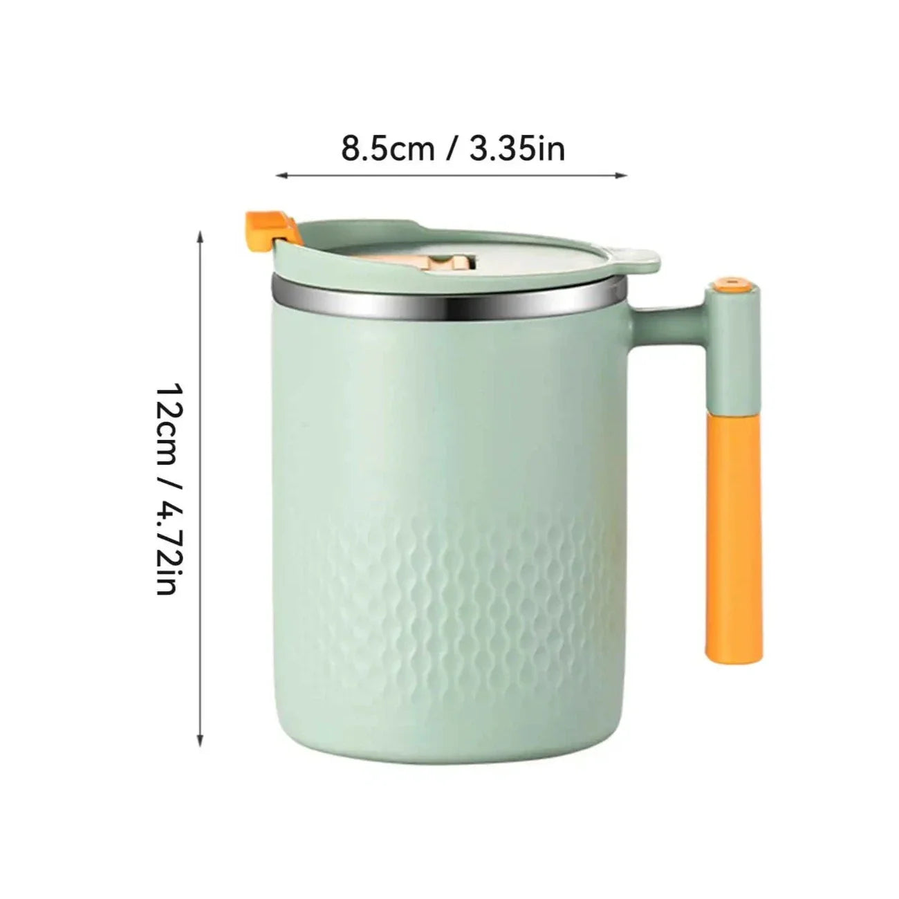 Copo Térmico Dupla Camada De Inox Com Alça Copo Termico Dupla Camada De Inox Com Alça LightHousi Verde 450ml