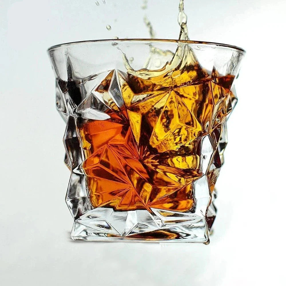 Copos de Whisky Vidro 300ml Copo De Vidro Transparente 300ml LightHousi
