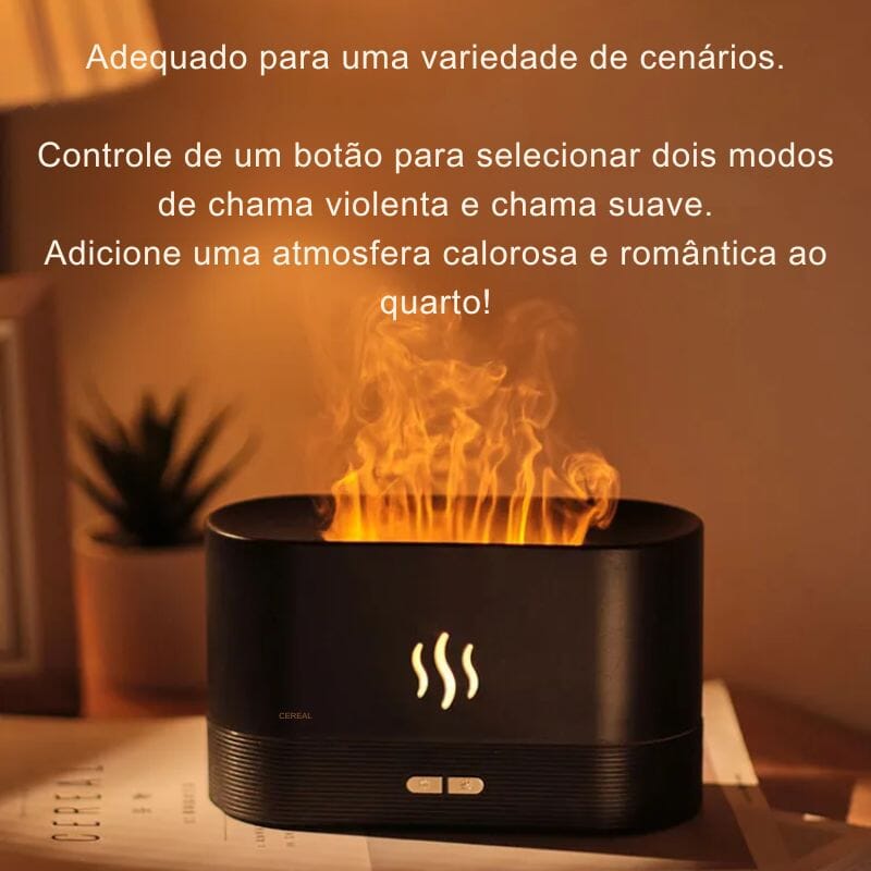 Difusor de Aromas Elétrico Fogo 180ml Difusor de Aromas Elétrico Fogo 180ml Design & Casa