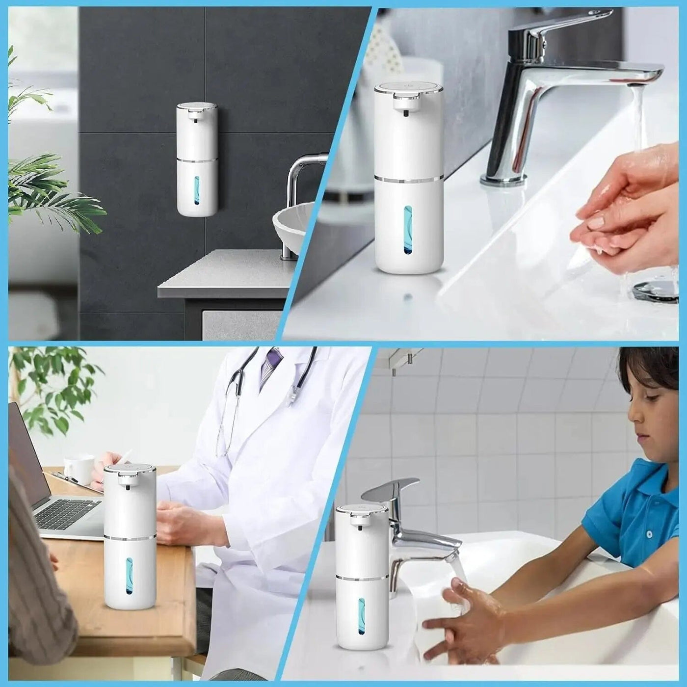 Dispenser Para Sabonete Liquido Automático 380ml Dispenser Para Sabonete Liquido Automático 380ml LightHousi