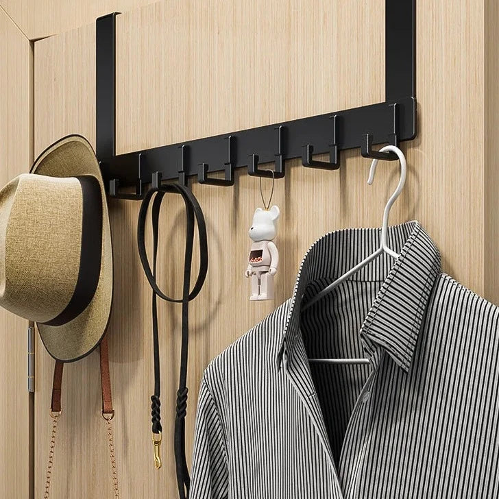 Door Behind Hook Storage Wall Hanging Clothes Hanger Coat Hook Punch-free Hanger Bedroom Organizer Storage Kitchen Accessories Design & Casa