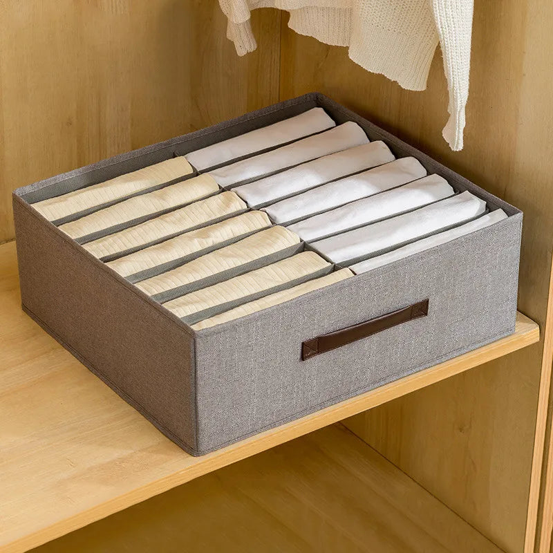 Double Row Clothes Storage Box Closet Organizer For Underwear Shirts Pants Organizer Drawer Storage Box Cabinet Drawer Organizer Design & Casa