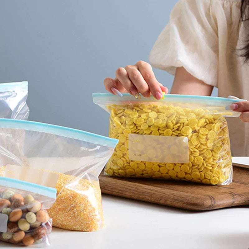 Embalagem para Alimentos Transparente Com Fechamento Zíper Embalagem para Alimentos Transparente Com Fechamento Zíper LightHousi
