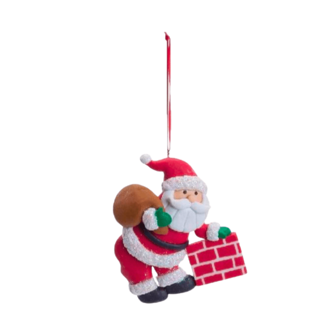 Enfeite de Natal Papai Noel Enfeite de Natal Papai Noel Design & Casa