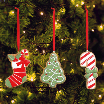 Enfeite Pendurar Meia Árvore Cane 9cm Enfeite de Natal Elegante para Pendurar Design & Casa