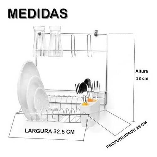 Escorredor De Louça Suspenso Dobrável Escorredor De Louça Suspenso Dobrável Design & Casa