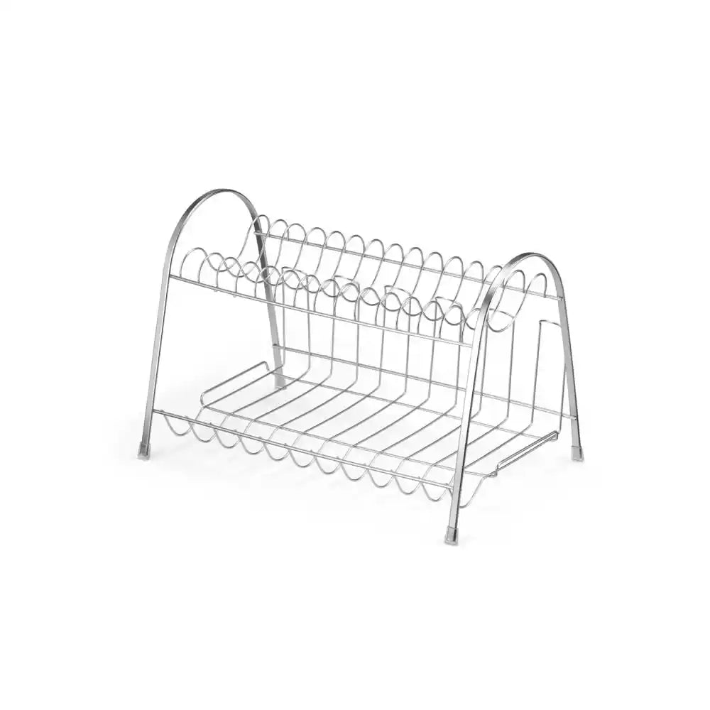 Escorredor de Louças Duplo Cromado Escorredor de Louças Duplo Cromado Design & Casa