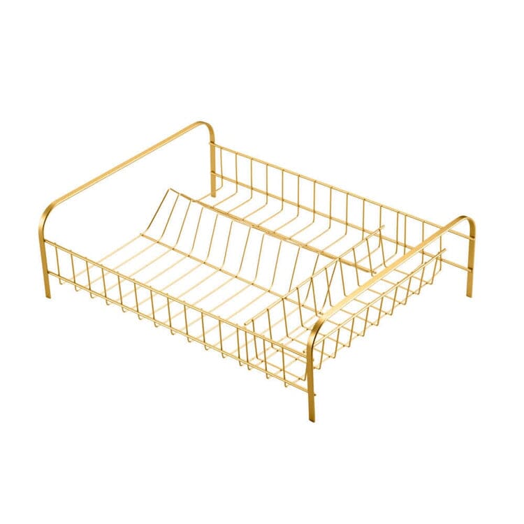 Escorredor de Pratos Talheres e Copos Cromado Escorredor de Pratos Talheres e Copos Cromado Design & Casa Dourado