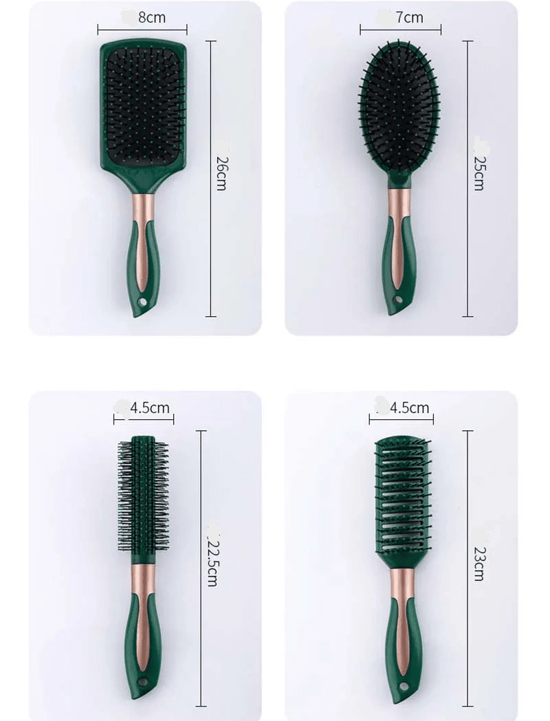 Escova de Cabelo com Cerdas de Ar Coleção Saúde e Bem Estar - Escova de Cabelo com Cerdas de Ar Design & Casa