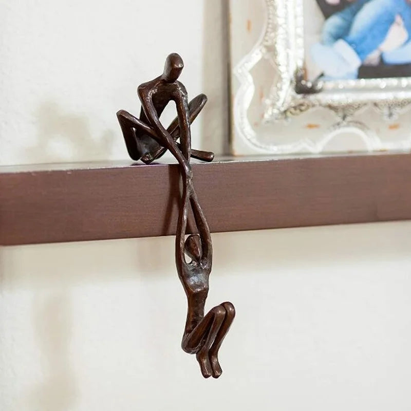Escultura de Decoração Homem e Mulher em Resina Coleção Decoração - Escultura de Decoração Homem e Mulher em Resina Design & Casa