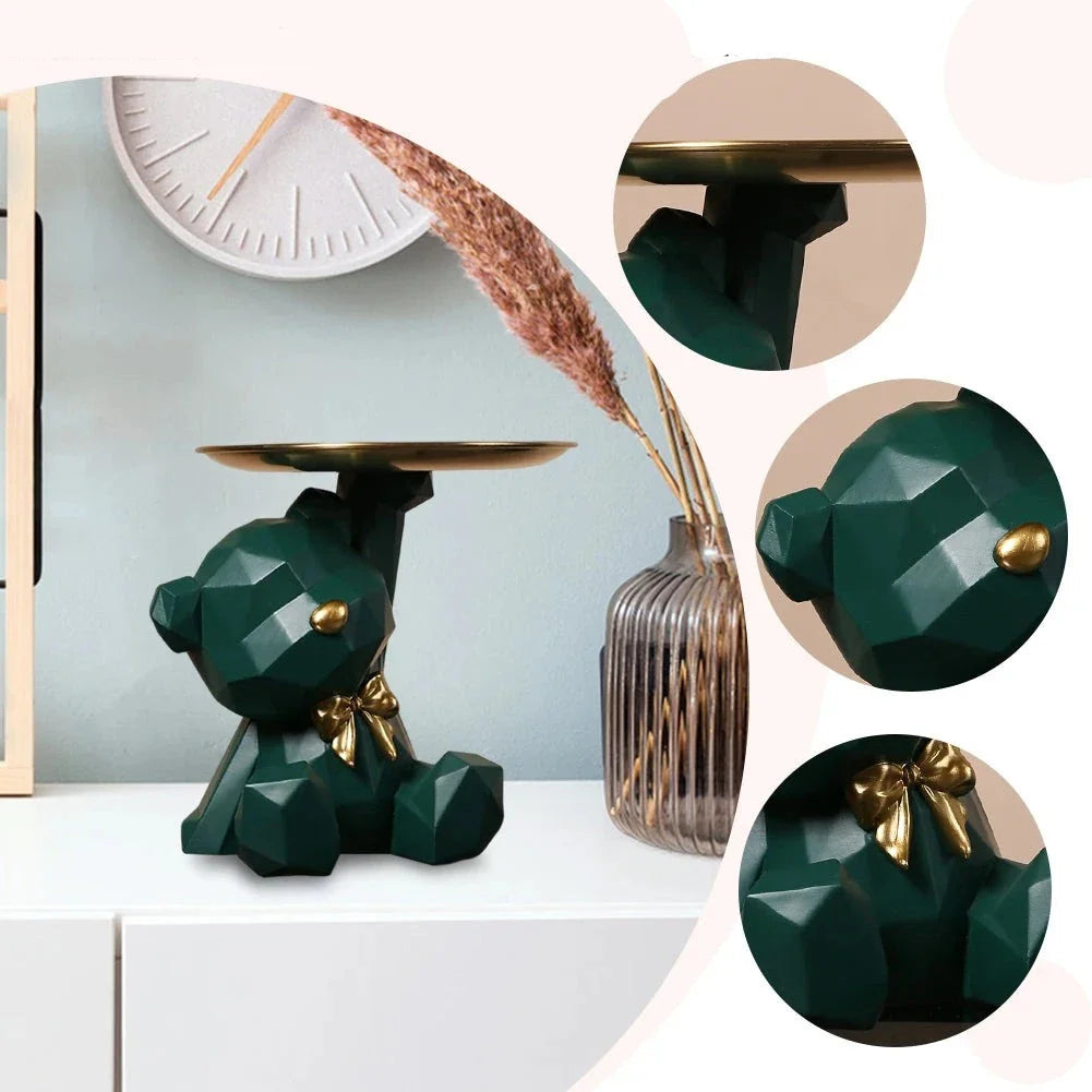 Escultura Decorativa Multiuso De Resina 17cm Escultura Decorativa Multiuso De Resina 17cm LightHousi