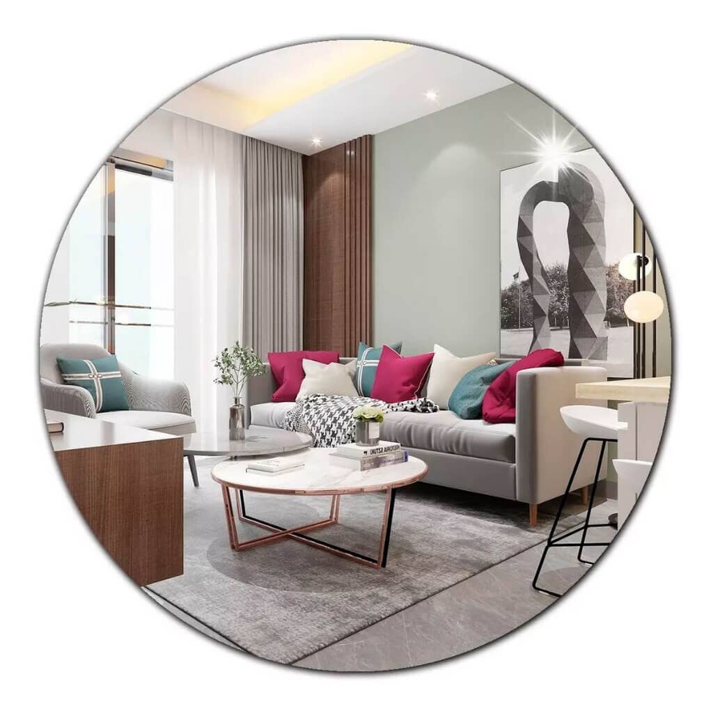 Espelho Redondo 40cm Espelho Redondo 40cm Design & Casa