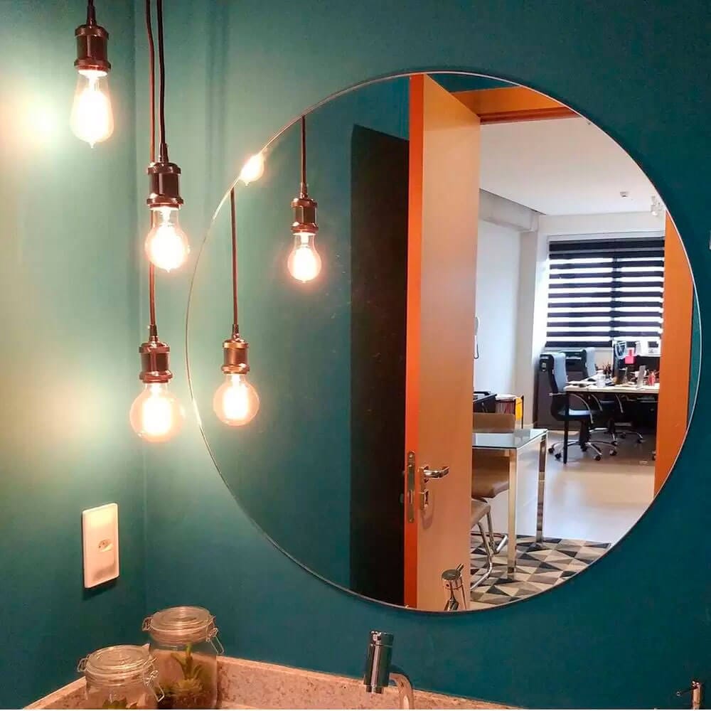 Espelho Redondo 40cm Espelho Redondo 40cm Design & Casa