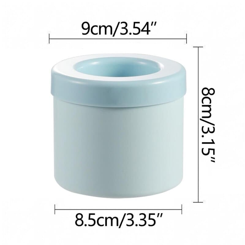 Forma de Gelo de Silicone com Tampa Forma de Gelo de Silicone com Tampa LightHousi