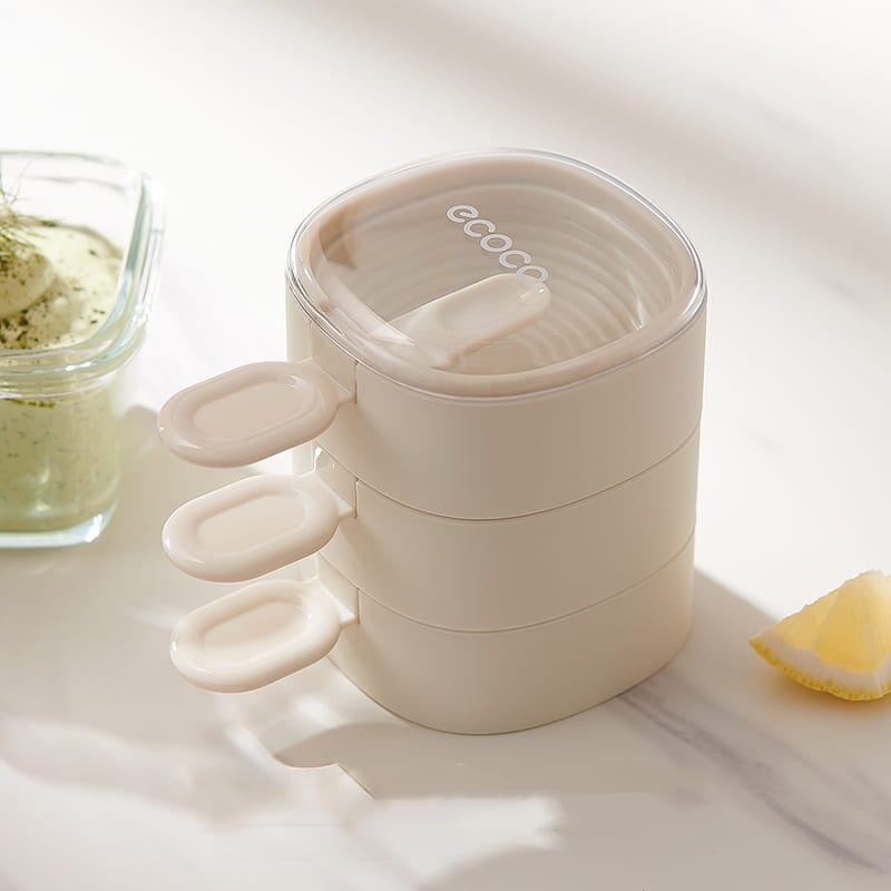 Forma de Picolé de Silicone Com Tampa Hermética Forma de Picolé de Silicone Com Tampa Hermética LightHousi Branco