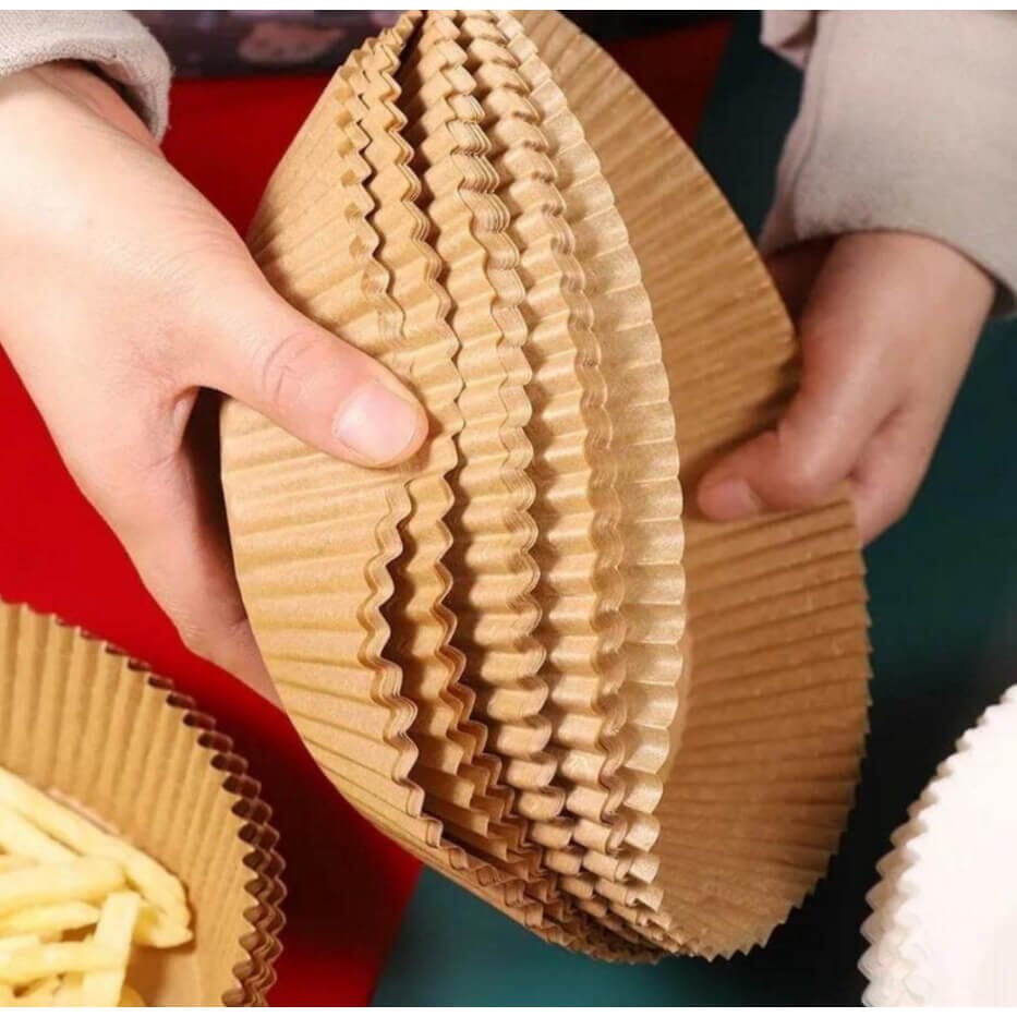 Forma Para Airfryer Redonda Antiaderente Descartável Forma Para Airfryer Redonda Antiaderente Descartável Design & Casa