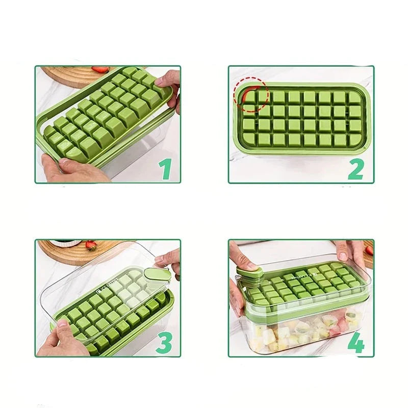 Formas De Gelo De Silicone Com Tampa Formas De Gelo De Silicone Com Tampa LightHousi