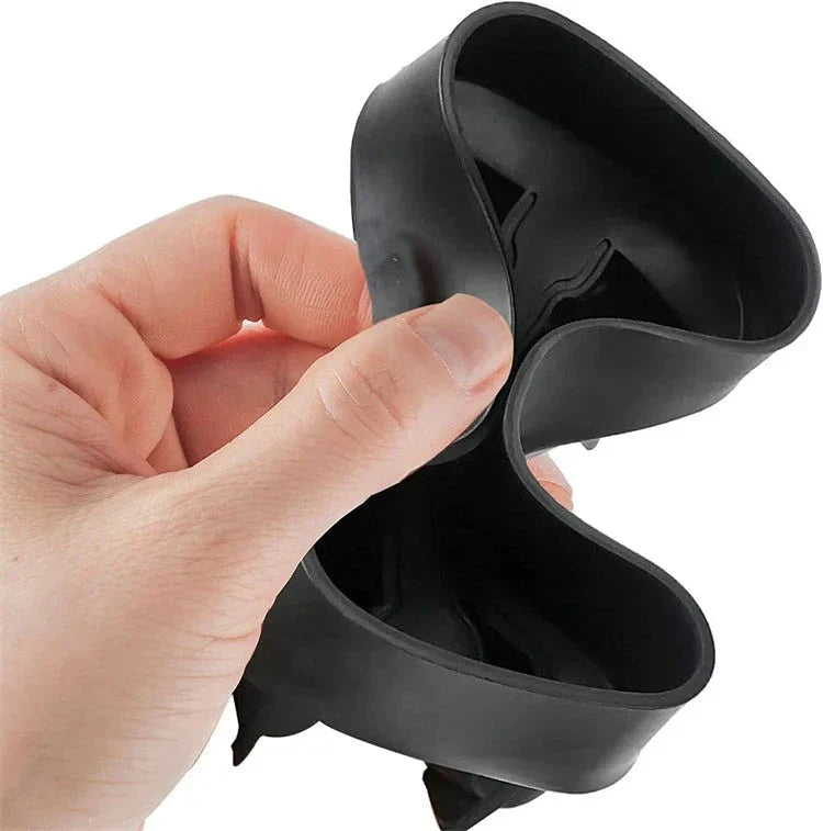 Formas de Gelo Preta de Silicone Com Tampa Forma de Gelo Preta de Silicone Com Tampa LightHousi