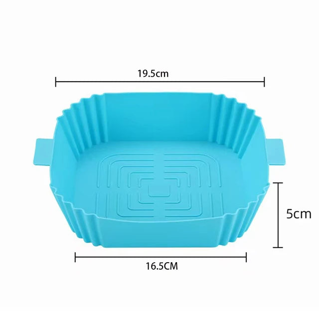 Formas De Silicone Para Airfryer Formas De Silicone 01 - Formas De Silicone Para Airfryer Design & Casa Azul Oval