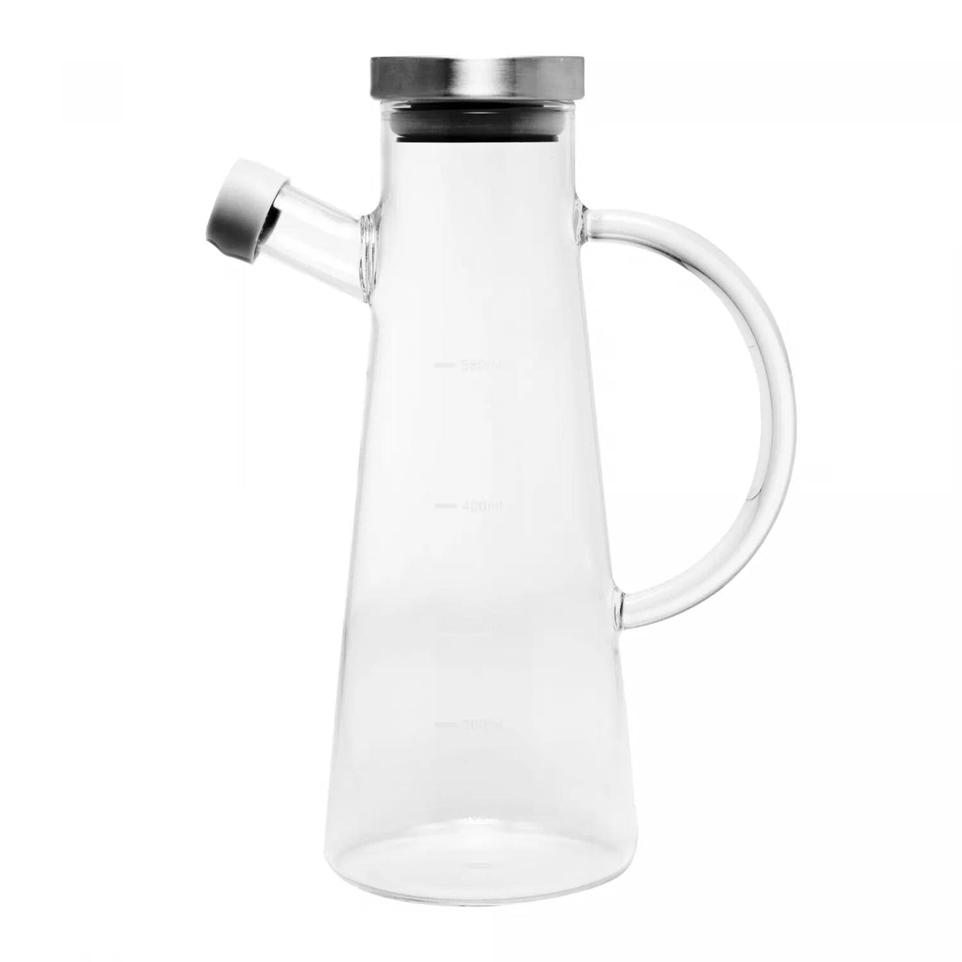 Galheteiro de Vidro com Tampa de Metal 500ml Coleção Cozinha> Armazenamento- Galheteiro de Vidro com Tampa de Metal 500ml Design & Casa