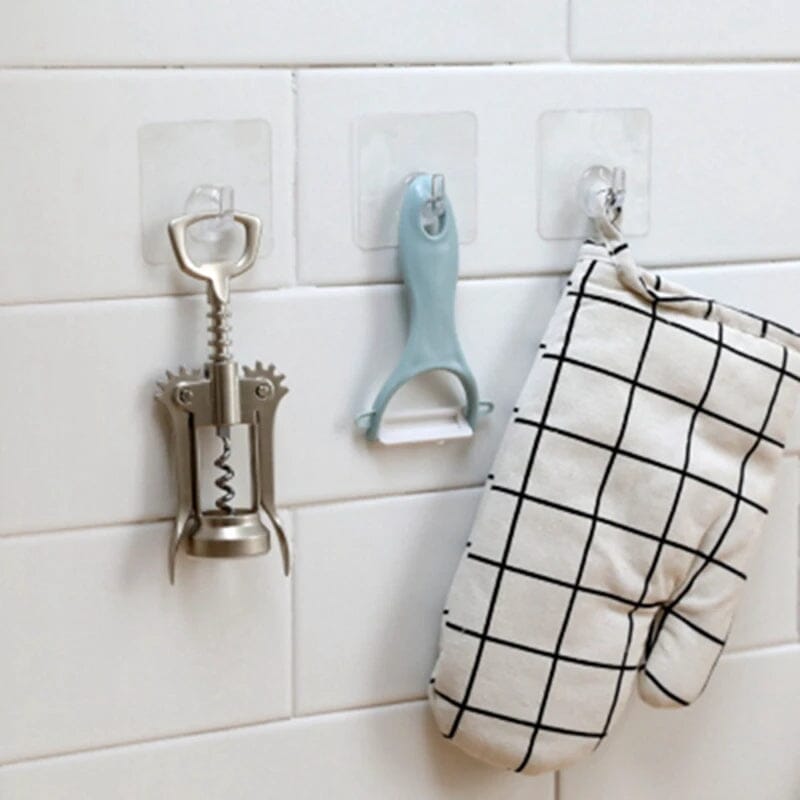 Gancho De Parede Adesivo Transparente Gancho De Parede Adesivo Transparente LightHousi