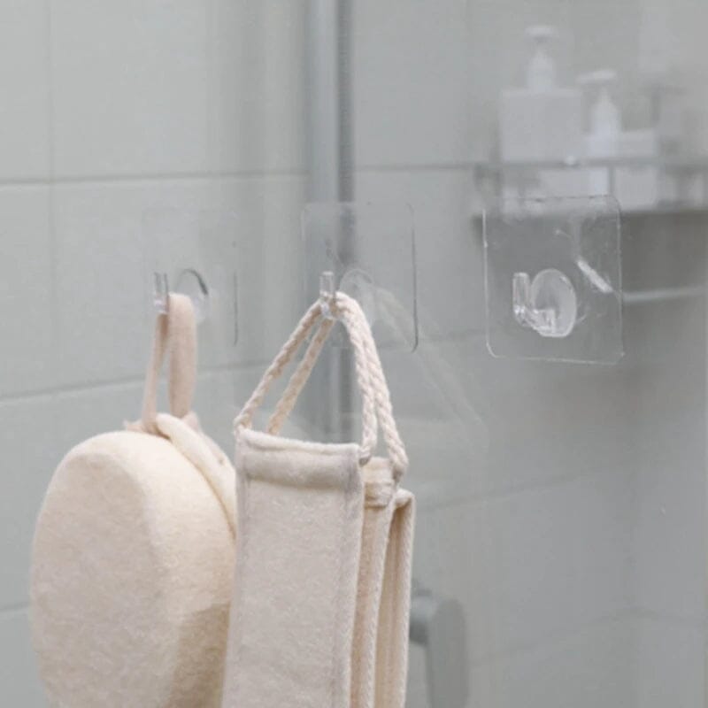 Gancho De Parede Adesivo Transparente Gancho De Parede Adesivo Transparente LightHousi