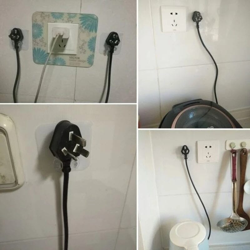 Gancho De Parede Adesivo Transparente Gancho De Parede Adesivo Transparente LightHousi