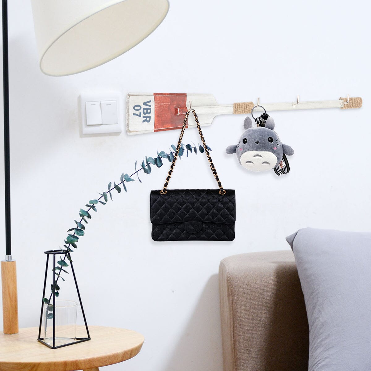 Gancho de Parede Náutico de Madeira Gancho de Parede Náutico de Madeira Design & Casa