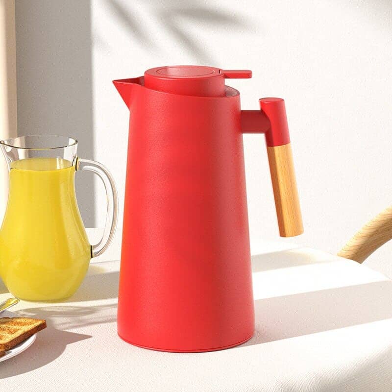 Garrafa Térmica Café e Água 1 Litro Garrafa Térmica Café e Água 1 Litro LightHousi Vermelho