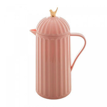 Garrafa Térmica de Plástico Bird Rosa 1L - Wolff Design & Casa