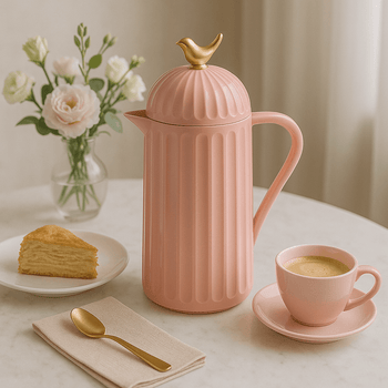 Garrafa Térmica de Plástico Pássaro Rosa 1L - Wolff Coleção Mesa Posta> Garrafas Térmicas- Garrafa Térmica de Plástico Pássaro Rosa 1L - Wolff Design & Casa