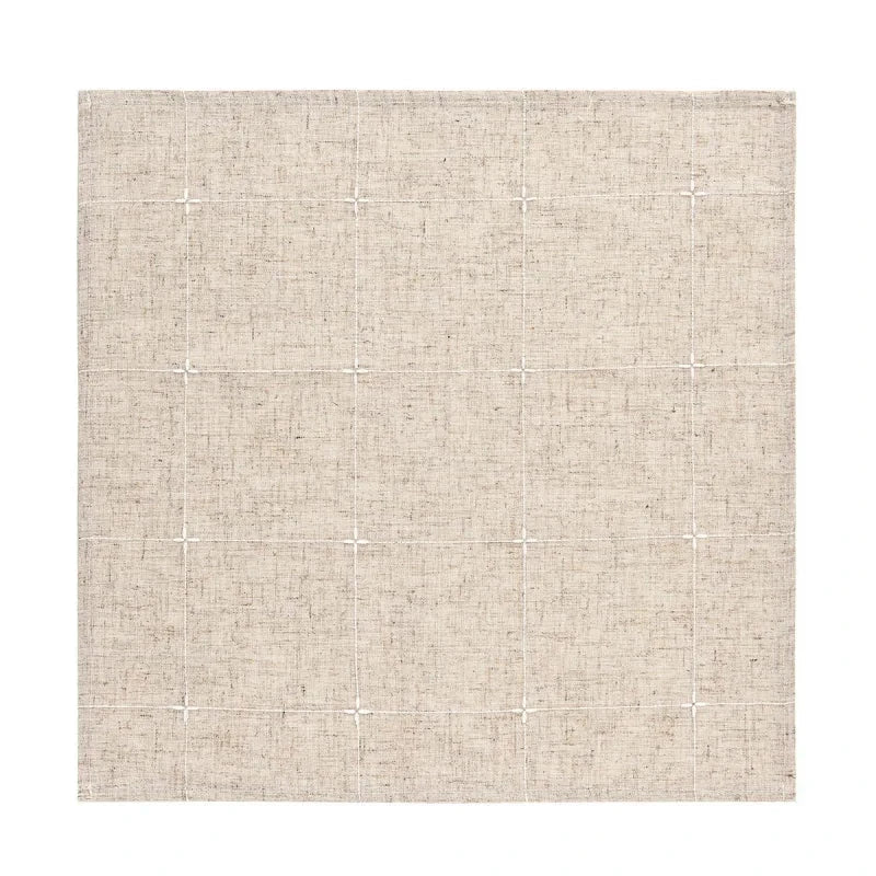 Guardanapo de Linho Natural 45cm Guardanapo de Linho Natural 45cm Design & Casa