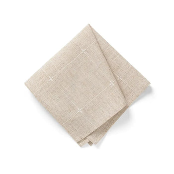 Guardanapo de Linho Natural 45cm Guardanapo de Linho Natural 45cm Design & Casa