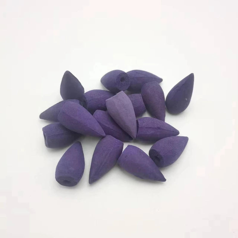 Incenso em Resina Várias Frangâncias Coleção Saúde e Bem Estar - Incensos em Vários Tipos de Fragrância no Formato de Cone Design & Casa