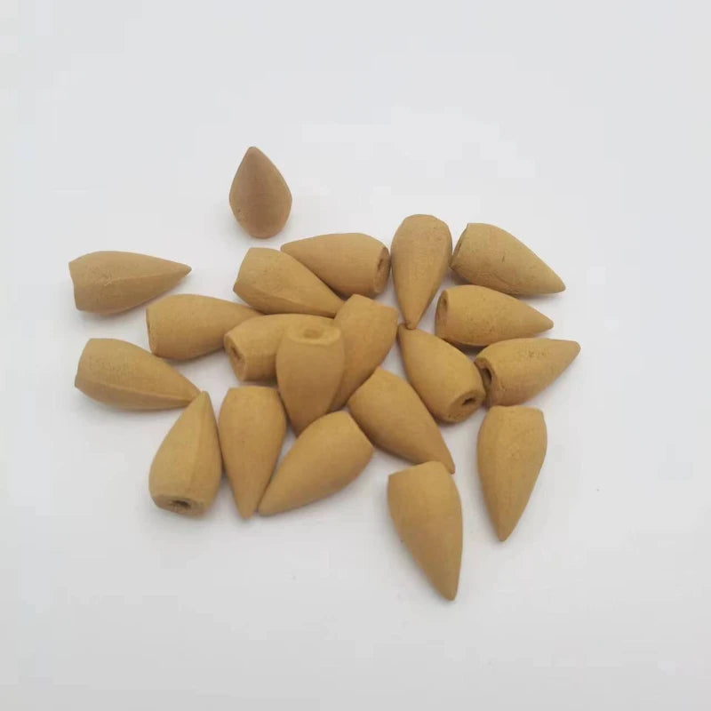 Incenso em Resina Várias Frangâncias Coleção Saúde e Bem Estar - Incensos em Vários Tipos de Fragrância no Formato de Cone Design & Casa Fragrante 20 Peças