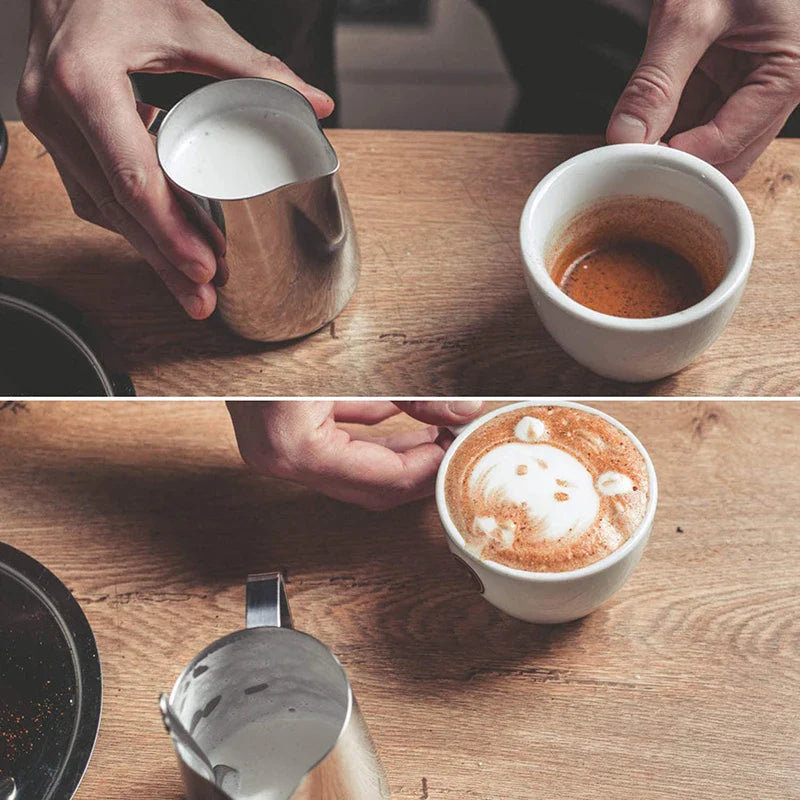 Jarra De Inox Para Leite 1000ml Jarra De Inox Para Leite 1000ml LightHousi