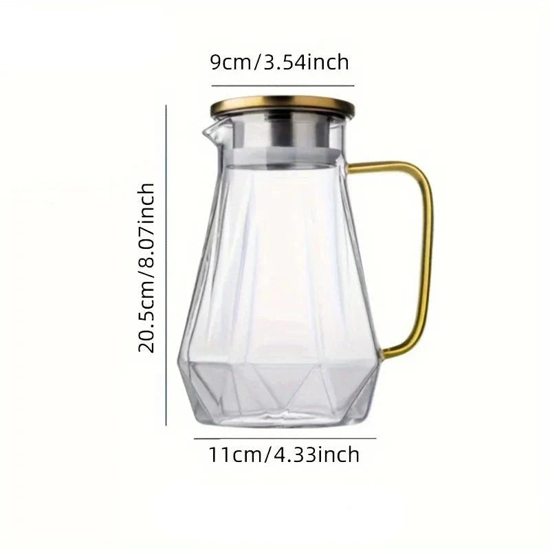 Jarra De Vidro Que Vai Ao Fogo 1l Transparente Jarra De Vidro Que Vai Ao Fogo 1l Transparente LightHousi