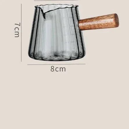 Jarro De Vidro Borossilicato Com Medidor 180ml Jarro De Vidro Borossilicato Com Medidor 180ml LightHousi