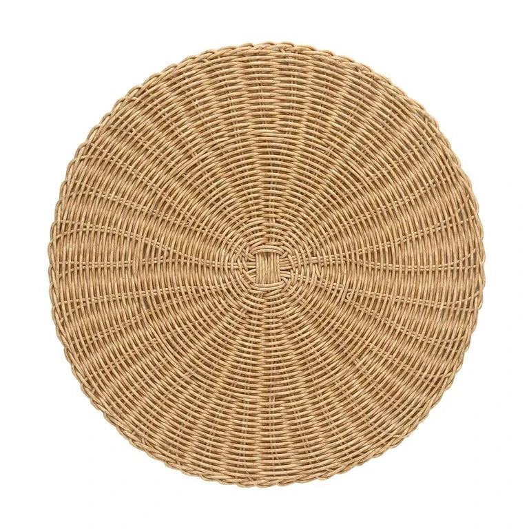 Kit 2 (2 itens) Jogo Americano Redondo 6 Peças Verde Design & Casa