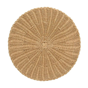 Kit 2 (2 itens) Jogo Americano Redondo 6 Peças Verde Design & Casa