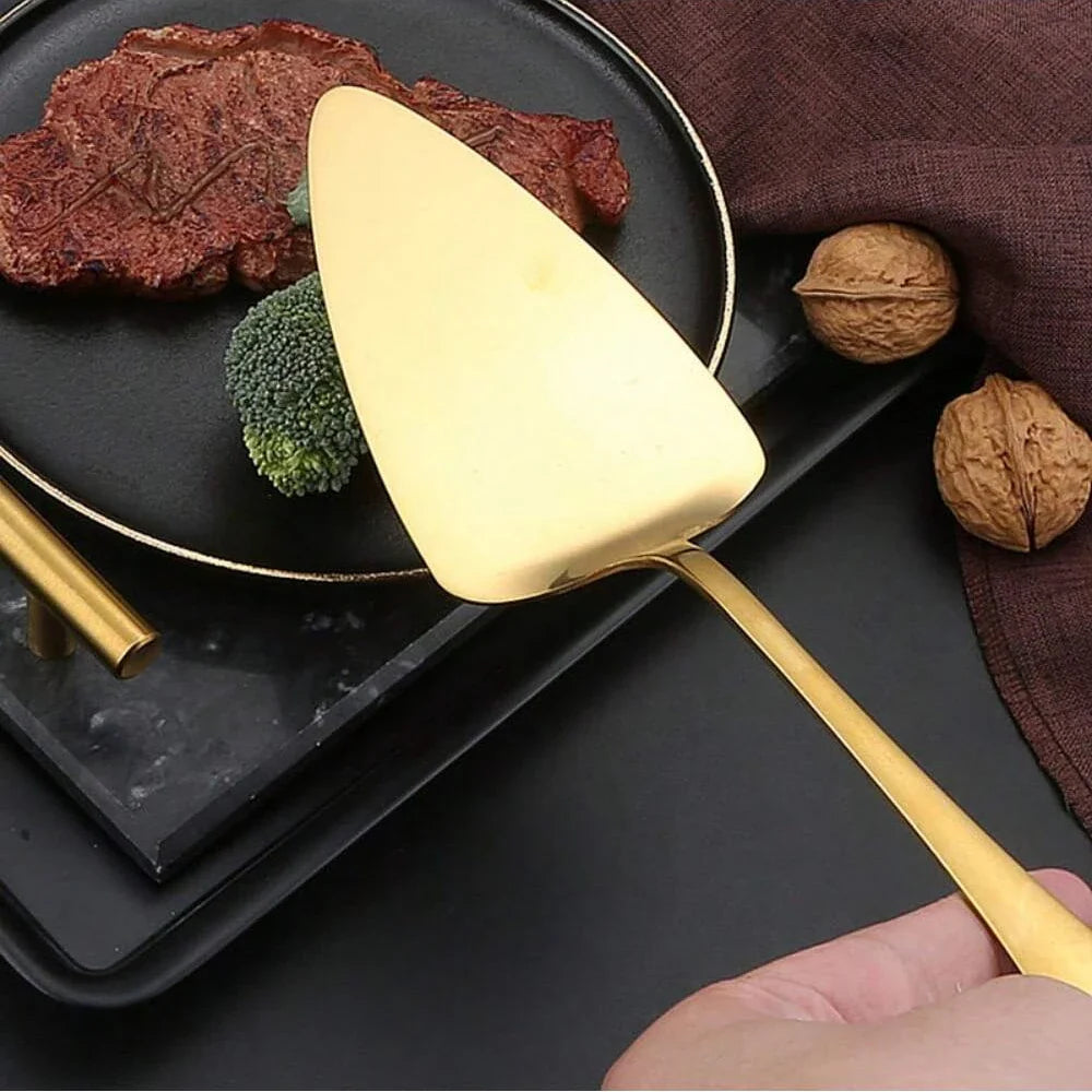 Kit 2 peças Utensílio De Cozinha De Inox Dourado Kit 2 peças Utensílio De Cozinha De Inox Dourado LightHousi