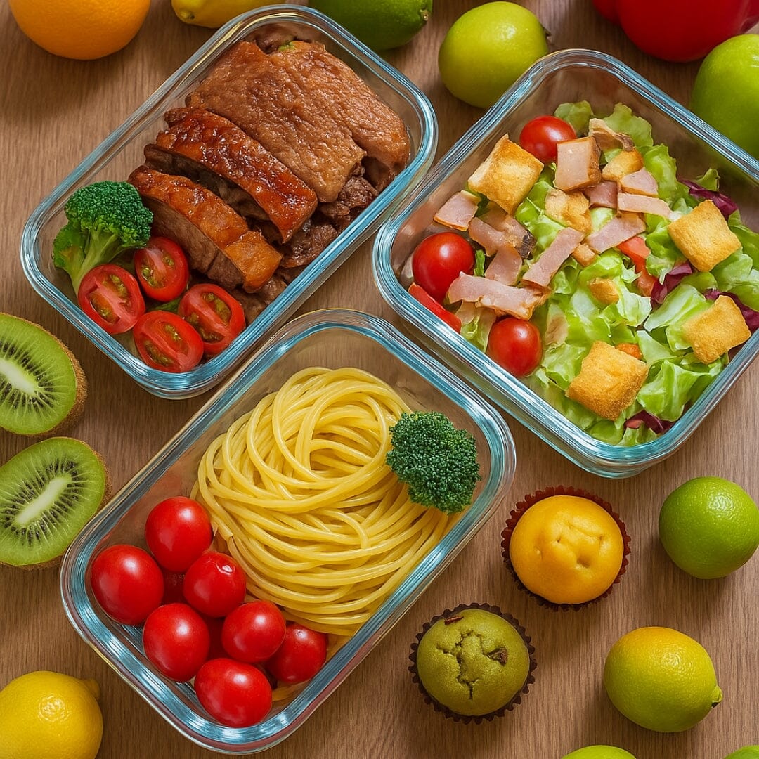 Kit 5 Potes Vidro Hermético 340ml Kit 5 Potes Vidro Hermético 340ml Design & Casa