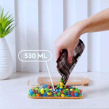 Kit 8 Potes Herméticos Modo Multi Tamanhos Coleção Potes Organizadores- Kit 8 Potes Herméticos Modo Multi Tamanhos Design & Casa