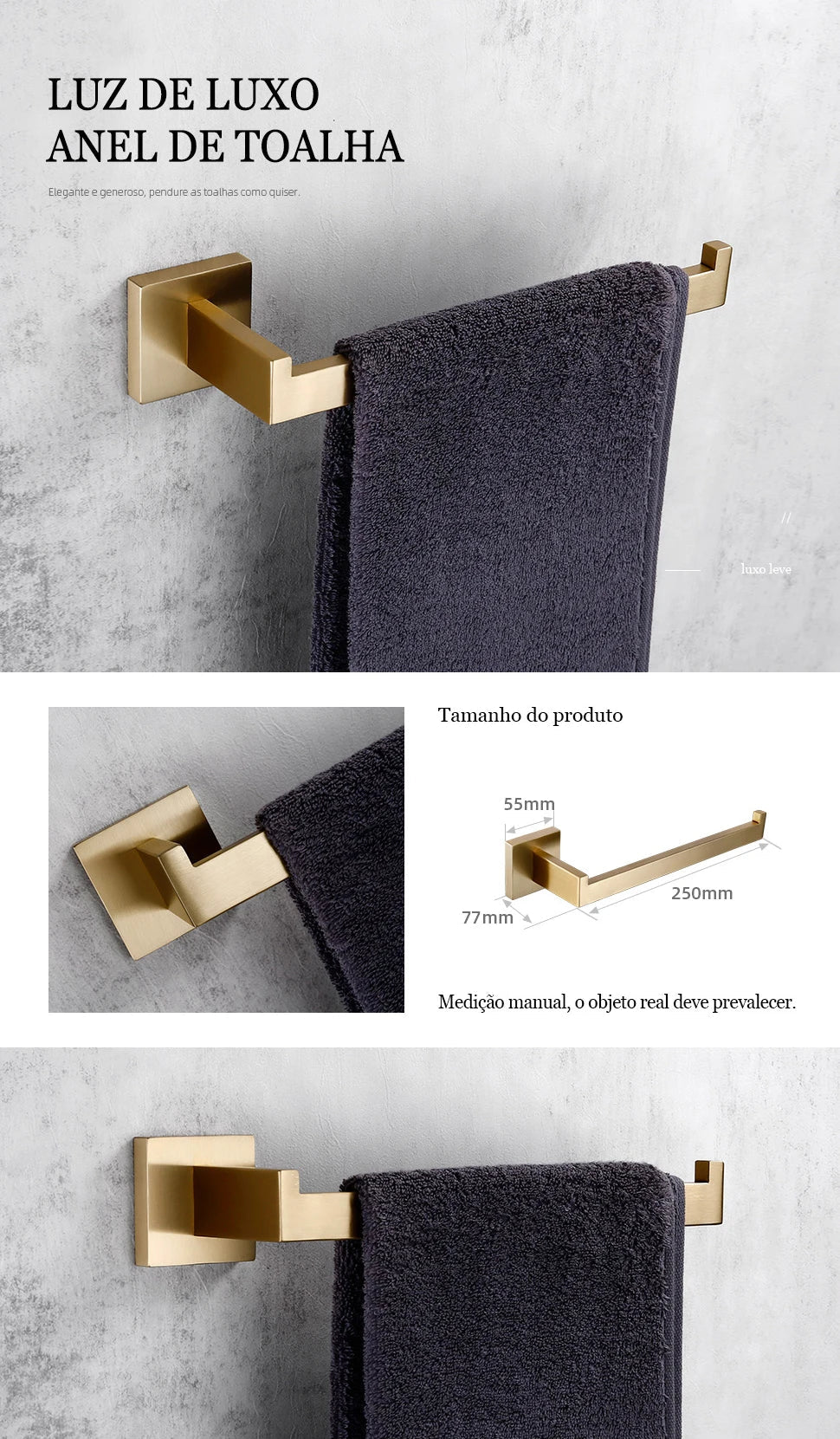 Kit Acessórios Para Banheiro Luxo Banheiro 09 - Kit Acessórios Para Banheir Design & Casa