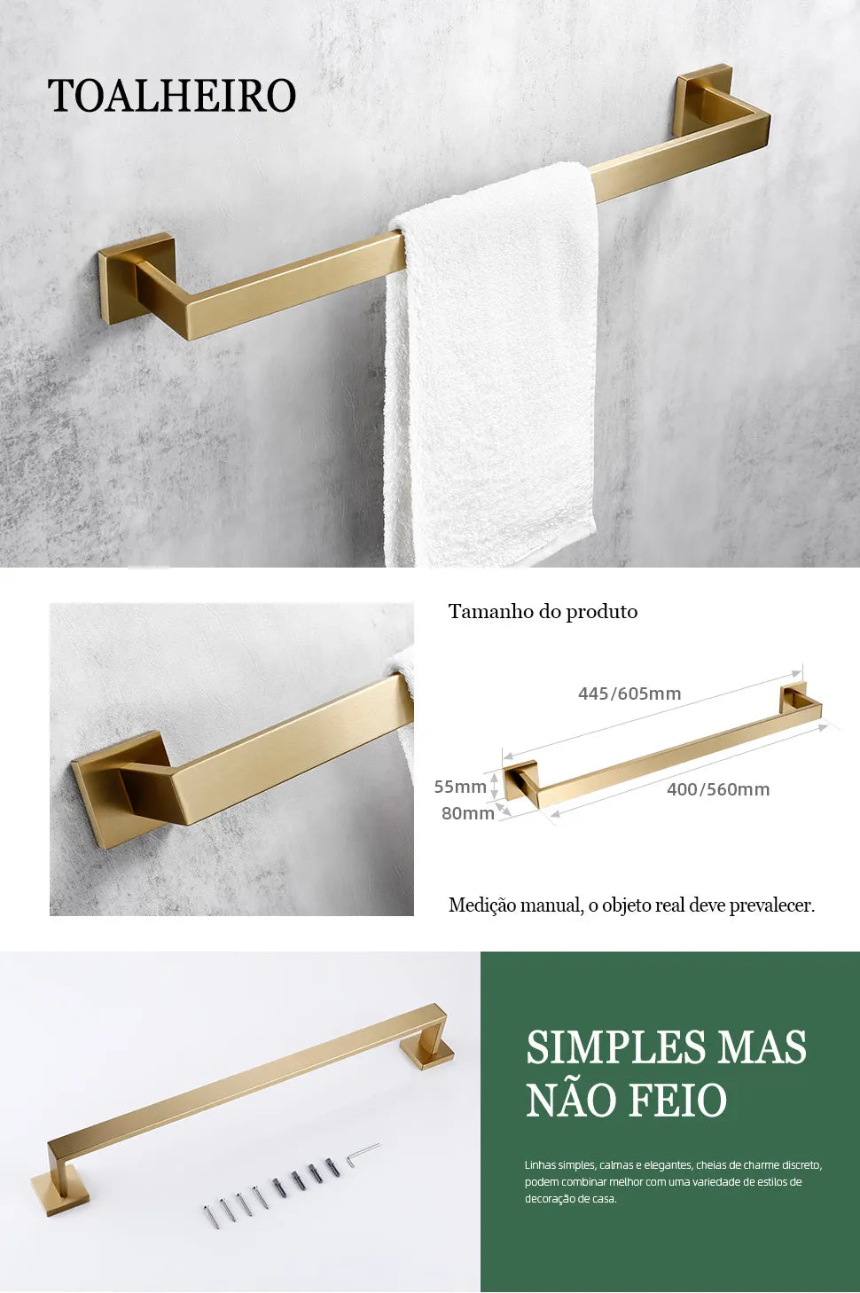 Kit Acessórios Para Banheiro Luxo Banheiro 09 - Kit Acessórios Para Banheir Design & Casa