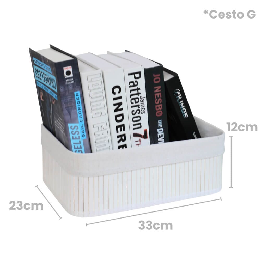 Kit Com 3 Cestos Organizadores De Bambu Kit Com 3 Cestos Organizadores De Bambu Design & Casa