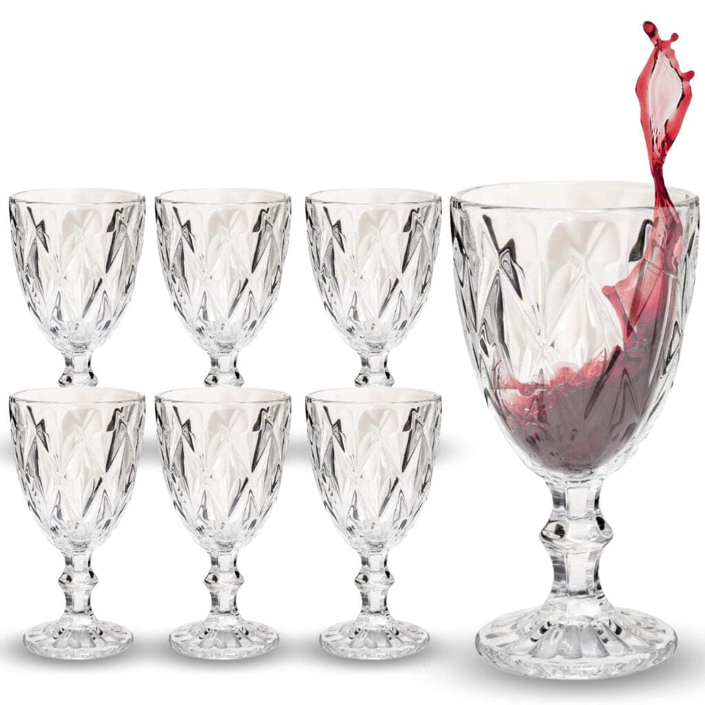 Kit com 6 Taças de Vidro 330ml Kit com 6 Taças de Vidro 330ml Design & Casa