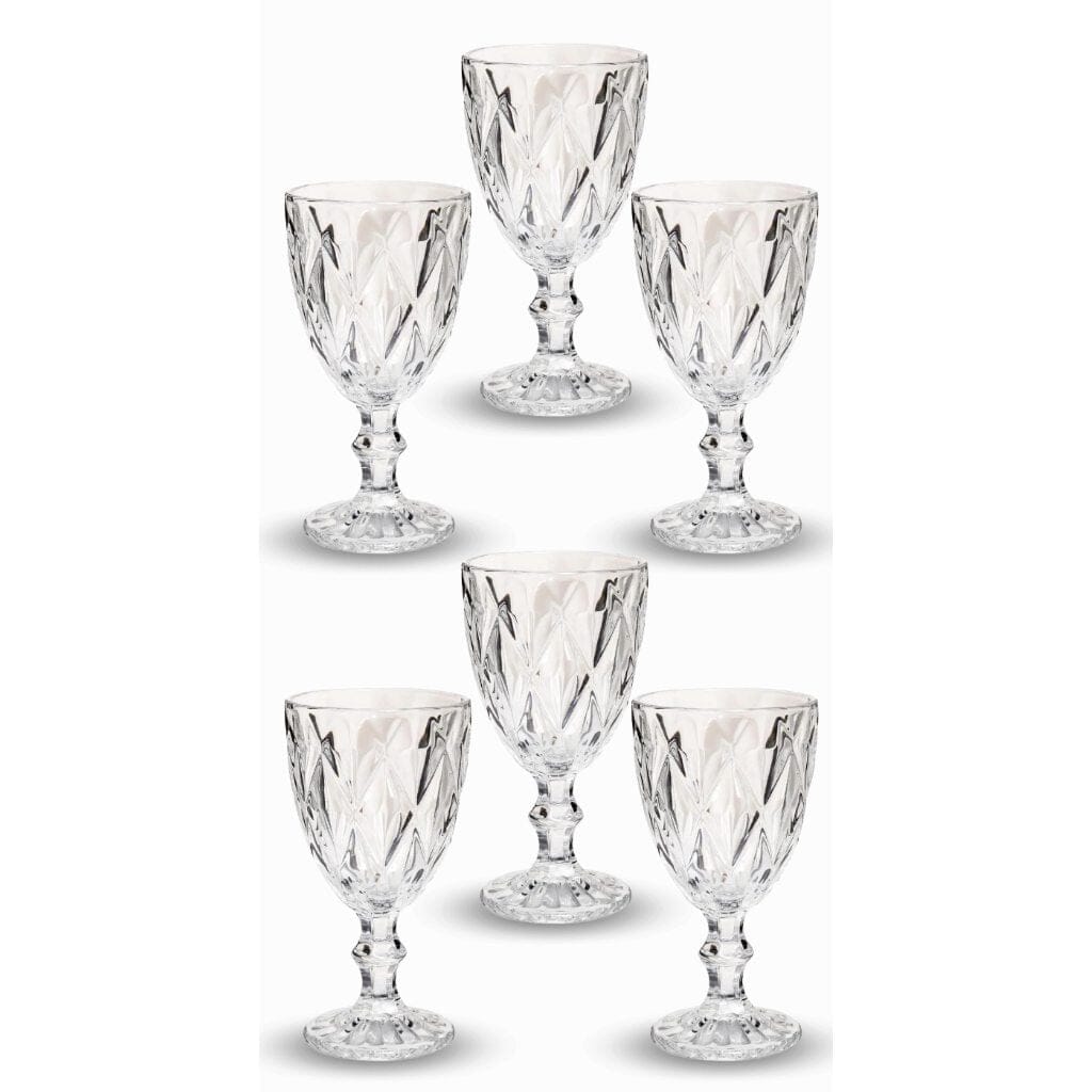 Kit com 6 Taças de Vidro 330ml Kit com 6 Taças de Vidro 330ml Design & Casa